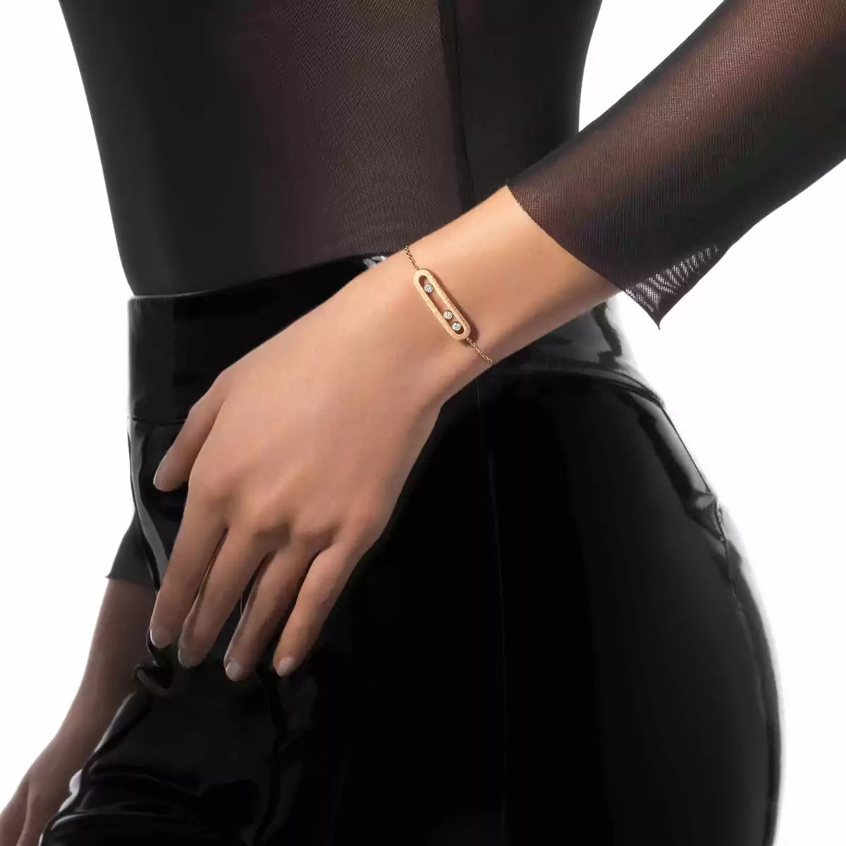 [Aura Jewels]Move Classique Ciselé bracelet