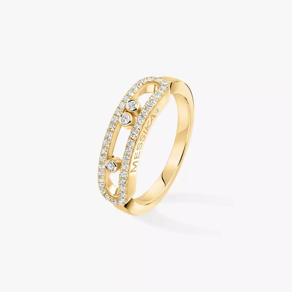 [Aura Jewels] Baby Move Gold Diamond Pave_ Ring