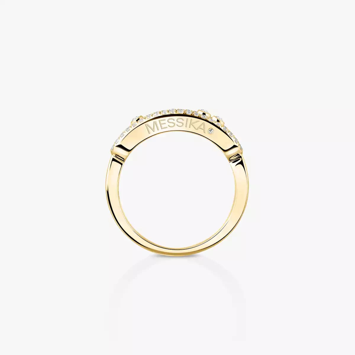 [Aura Jewels] Baby Move Gold Diamond Pave_ Ring