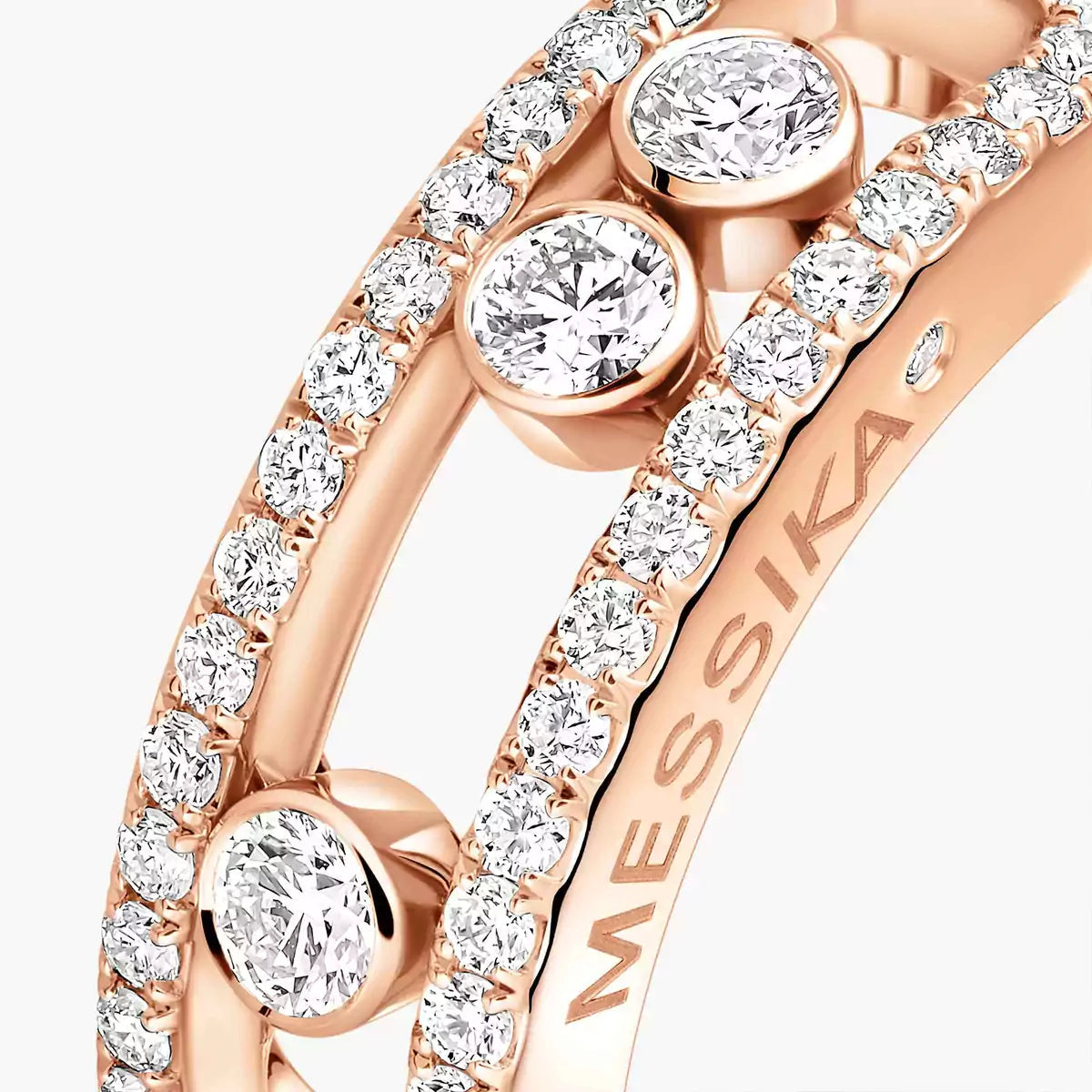 [Aura Jewels] Move Gold Diamond Pave_ Ring