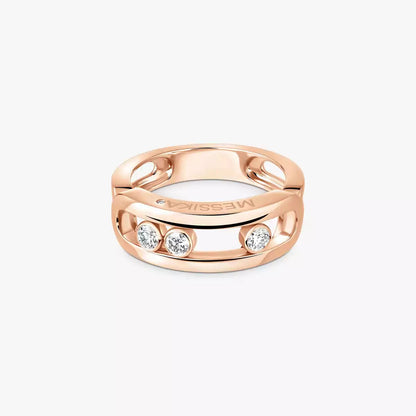 [Aura Jewels] MoveGold Diamond Ring