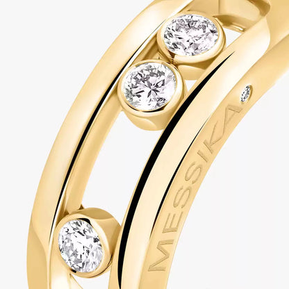 [Aura Jewels] MoveGold Diamond Ring
