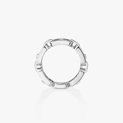 [Aura Jewels]Move Link Pave_-Set Diamond Ring in Gold