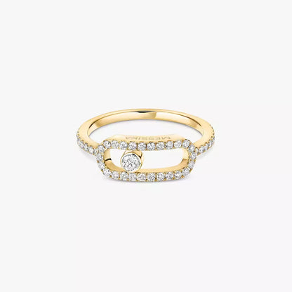 [Aura Jewels]Move Uno Diamond Ring in Gold