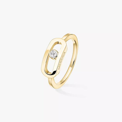 [Aura Jewels]Move Uno Diamond Ring in Gold