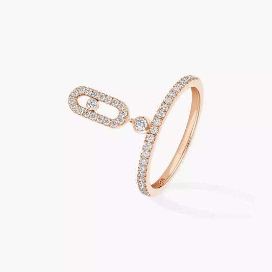 [Aura Jewels]Move Uno Diamond Ring