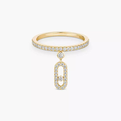 [Aura Jewels]Move Uno Diamond Ring