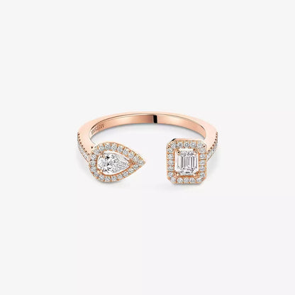 [Aura Jewels]My Twin Toi Gold Diamond Ring