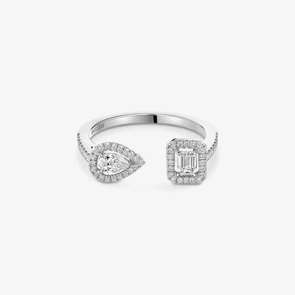 [Aura Jewels]My Twin Toi Gold Diamond Ring