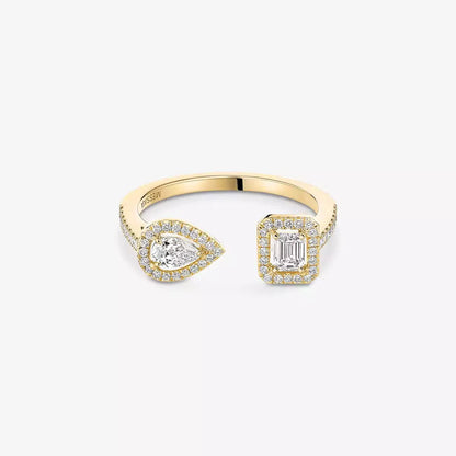 [Aura Jewels]My Twin Toi Gold Diamond Ring