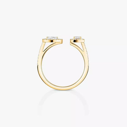 [Aura Jewels]My Twin Toi Gold Diamond Ring