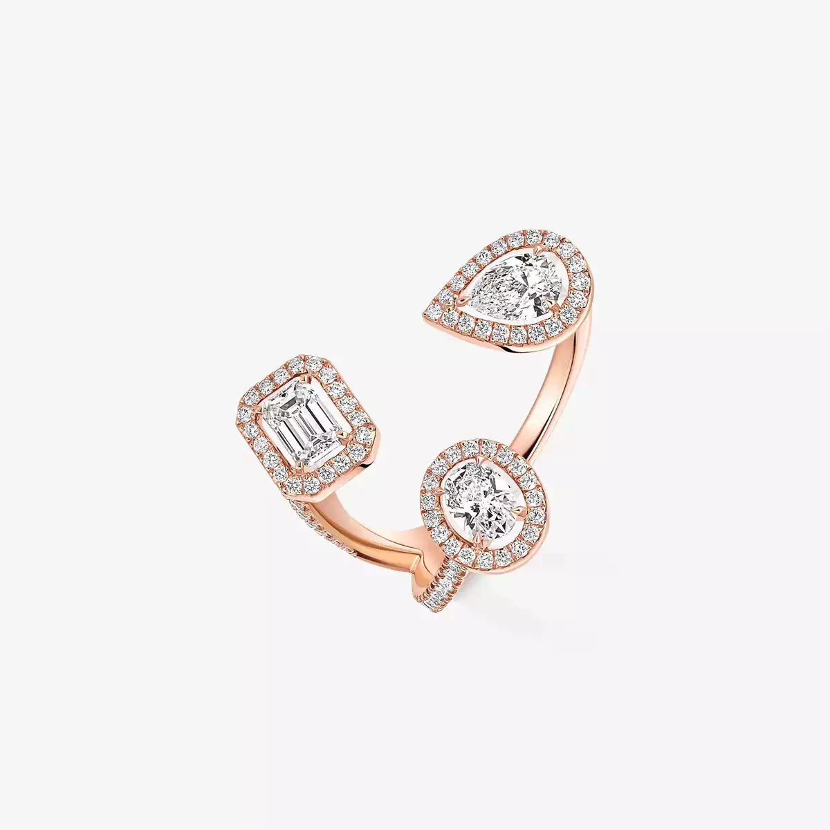 [[Aura Jewels] Diamond Ring 0,25ct My Twin Trilogy