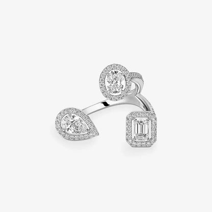 [[Aura Jewels] Diamond Ring 0,25ct My Twin Trilogy