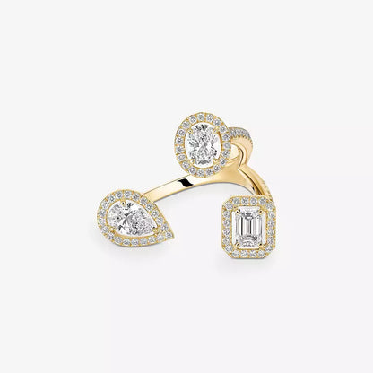 [[Aura Jewels] Diamond Ring 0,25ct My Twin Trilogy
