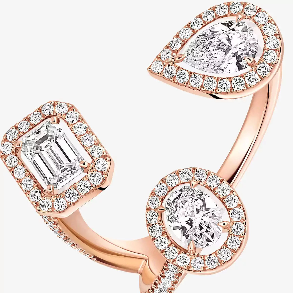 [[Aura Jewels] Diamond Ring 0,25ct My Twin Trilogy