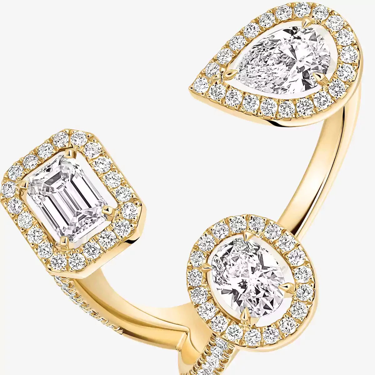 [[Aura Jewels] Diamond Ring 0,25ct My Twin Trilogy