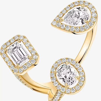 [[Aura Jewels] Diamond Ring 0,25ct My Twin Trilogy