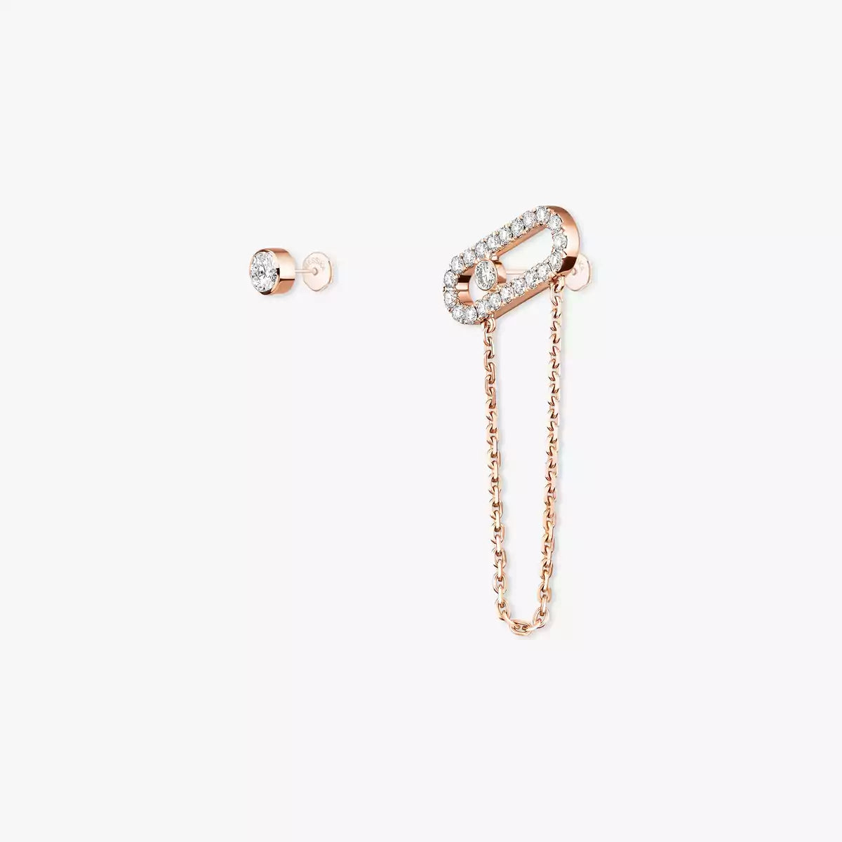 [Aura Jewels]Move Uno Diamond Earrings