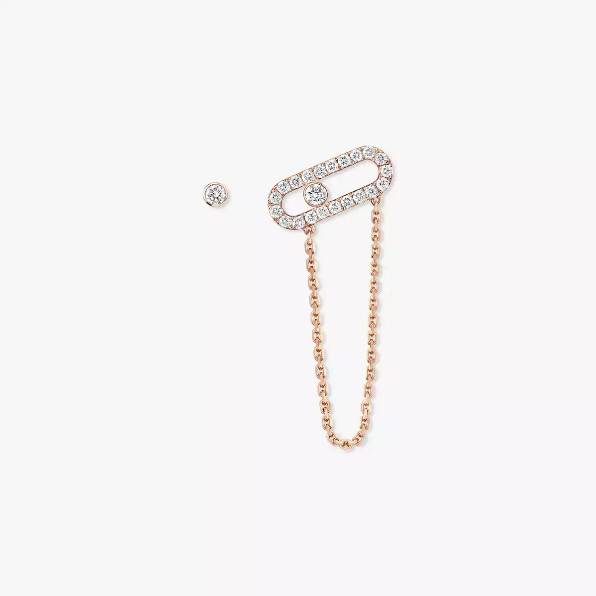 [Aura Jewels]Move Uno Diamond Earrings