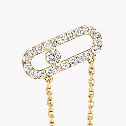 [Aura Jewels]Move Uno Diamond Earrings