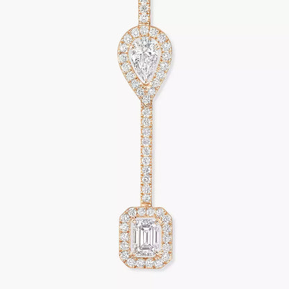 [Aura Jewels]Diamond Drop Earrings My Twin