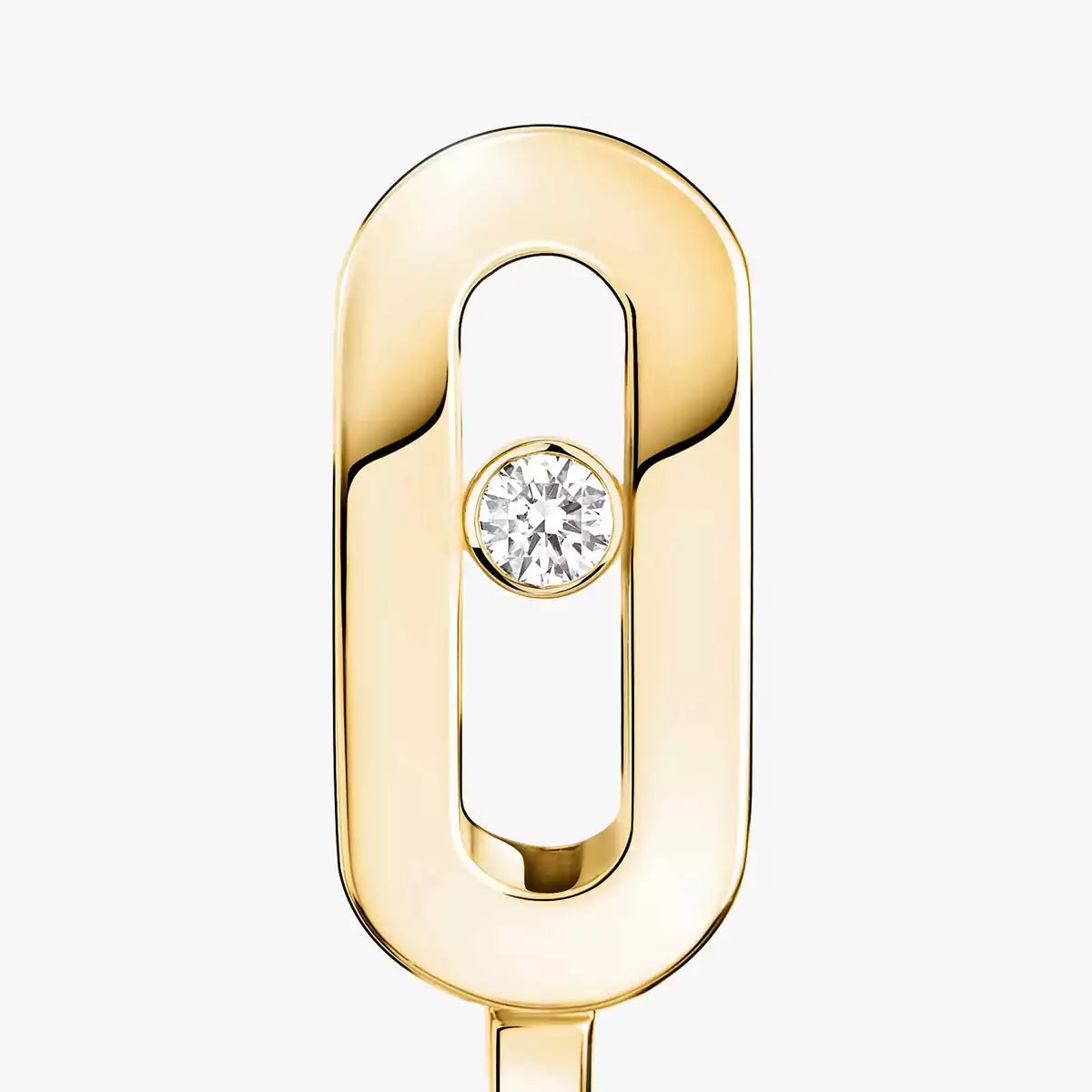 [Aura Jewels]Diamond Mini Hoop Earrings Move Classique