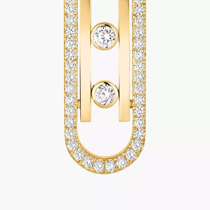 [Aura Jewels]Diamond Pendant Earrings Move 10Th