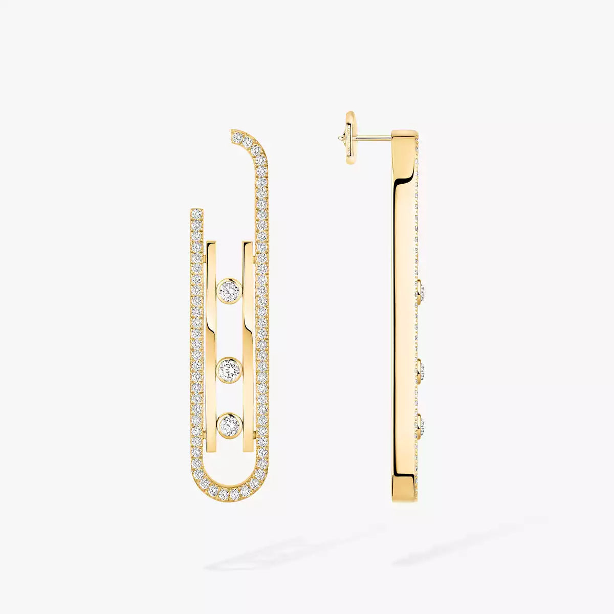 [Aura Jewels]Diamond Pendant Earrings Move 10Th