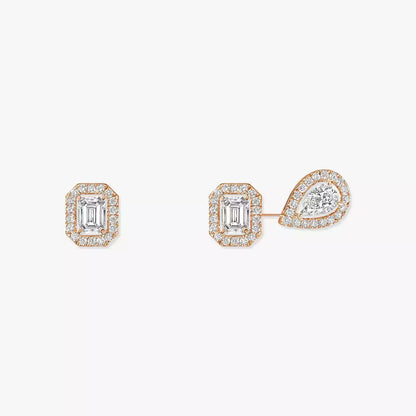 [Aura Jewels]Diamond Earrings 0,10ct My Twin 1+2
