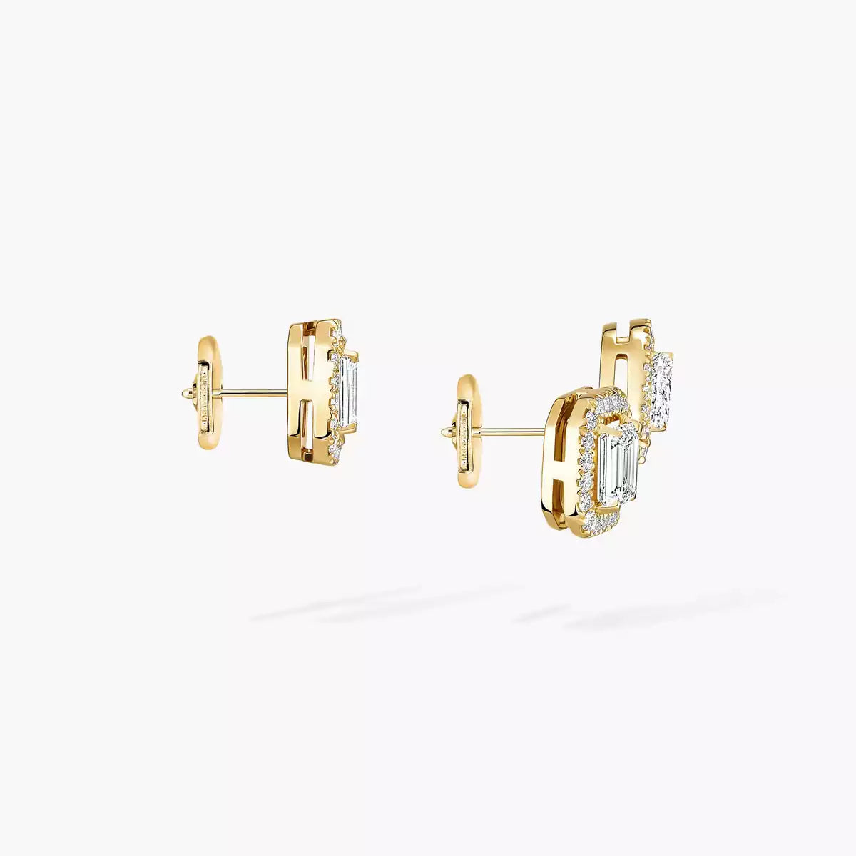 [Aura Jewels]Diamond Earrings 0,10ct My Twin 1+2