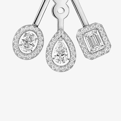 [Aura Jewels] My Twin Trio  Diamond Earrings