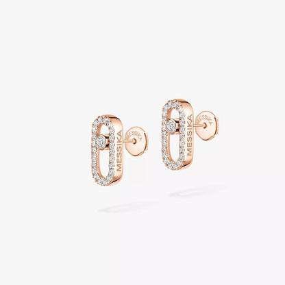 [Aura Jewels]Move Uno Diamond Earrings