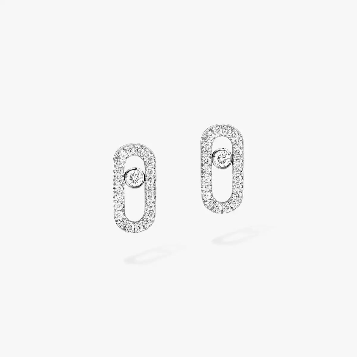 [Aura Jewels]Move Uno Diamond Earrings