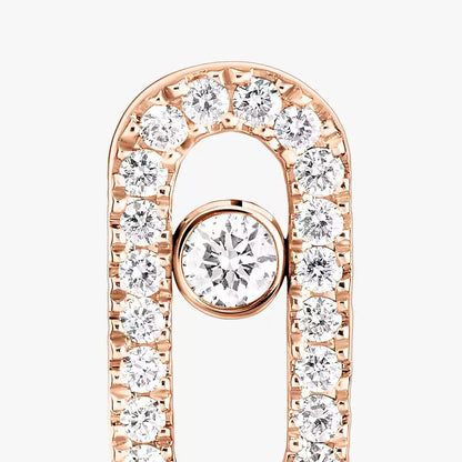[Aura Jewels]Move Uno Diamond Earrings