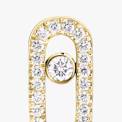 [Aura Jewels]Move Uno Diamond Earrings