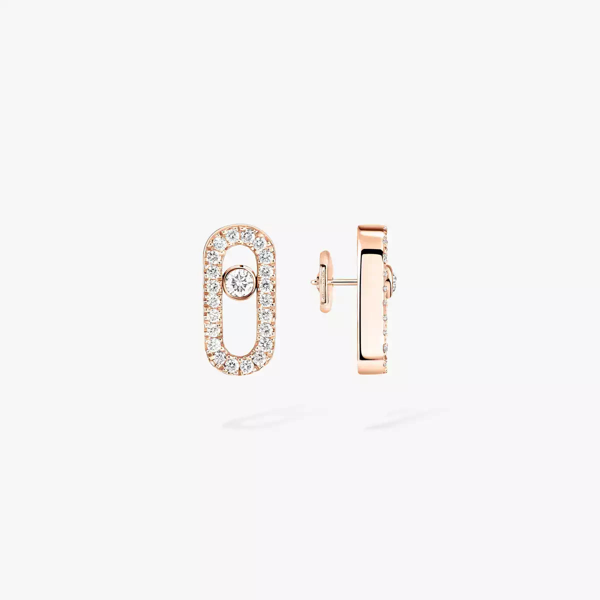 [Aura Jewels]Move Uno Diamond Earrings