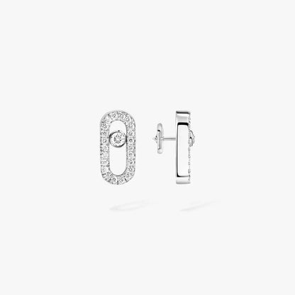 [Aura Jewels]Move Uno Diamond Earrings