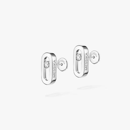 [Aura Jewels]Move Uno Diamond Stud Earrings