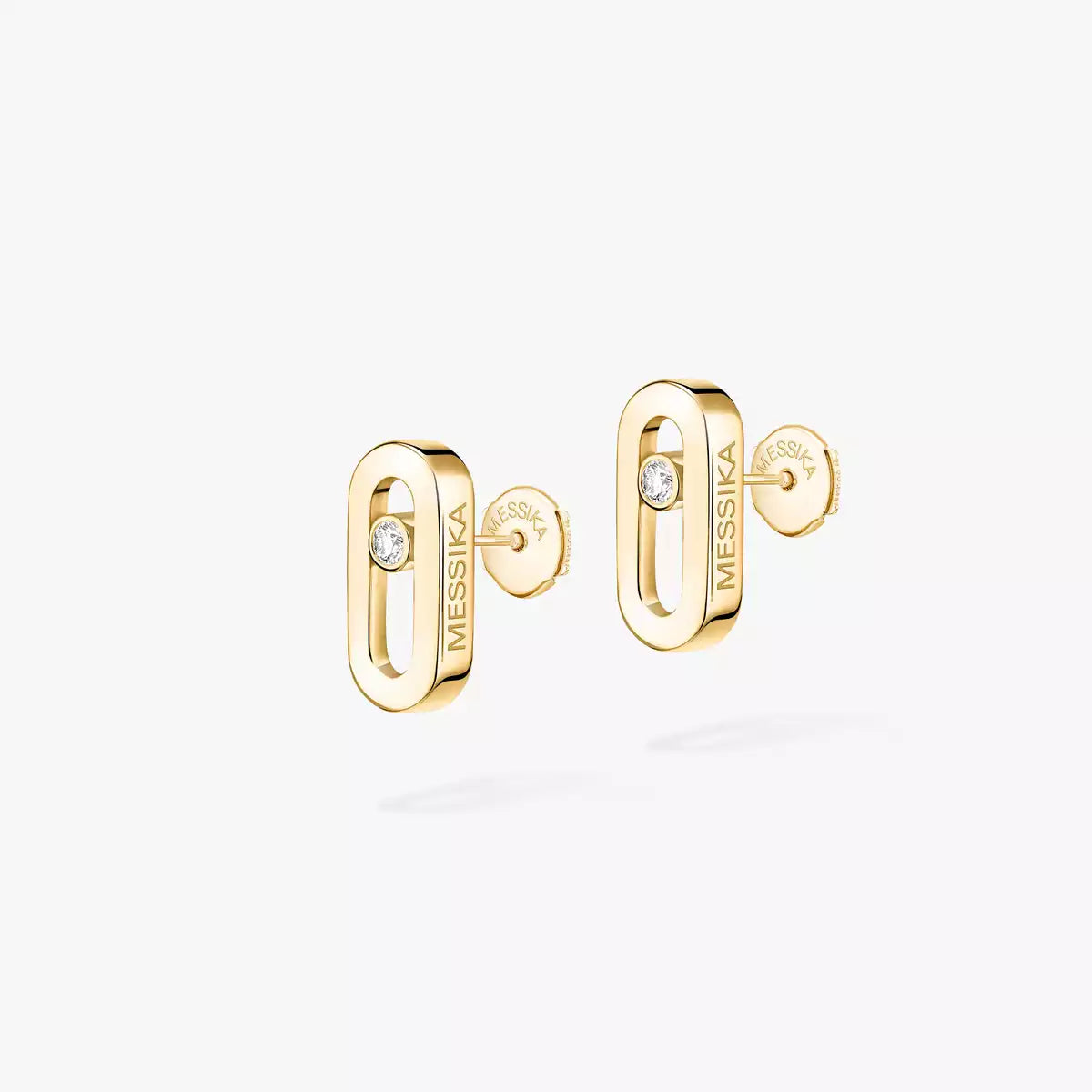 [Aura Jewels]Move Uno Diamond Stud Earrings