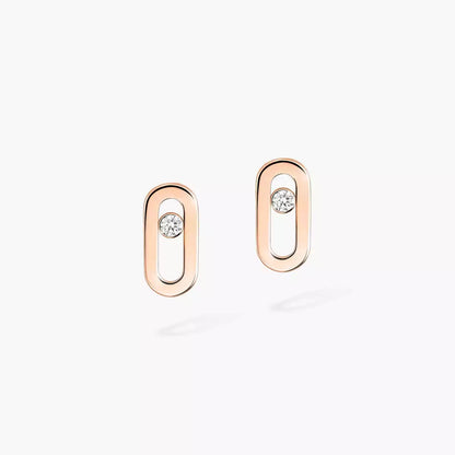 [Aura Jewels]Move Uno Diamond Stud Earrings