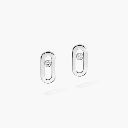 [Aura Jewels]Move Uno Diamond Stud Earrings