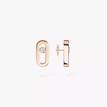 [Aura Jewels]Move Uno Diamond Stud Earrings