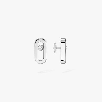 [Aura Jewels]Move Uno Diamond Stud Earrings