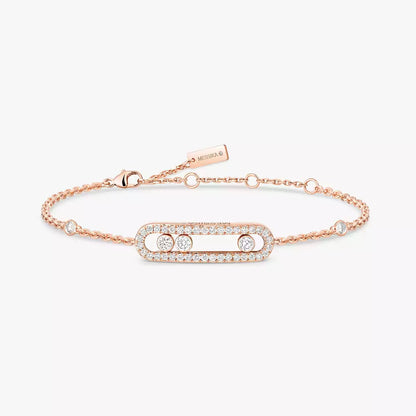 [Aura Jewels]Pavé Baby Move Diamond Bracelet