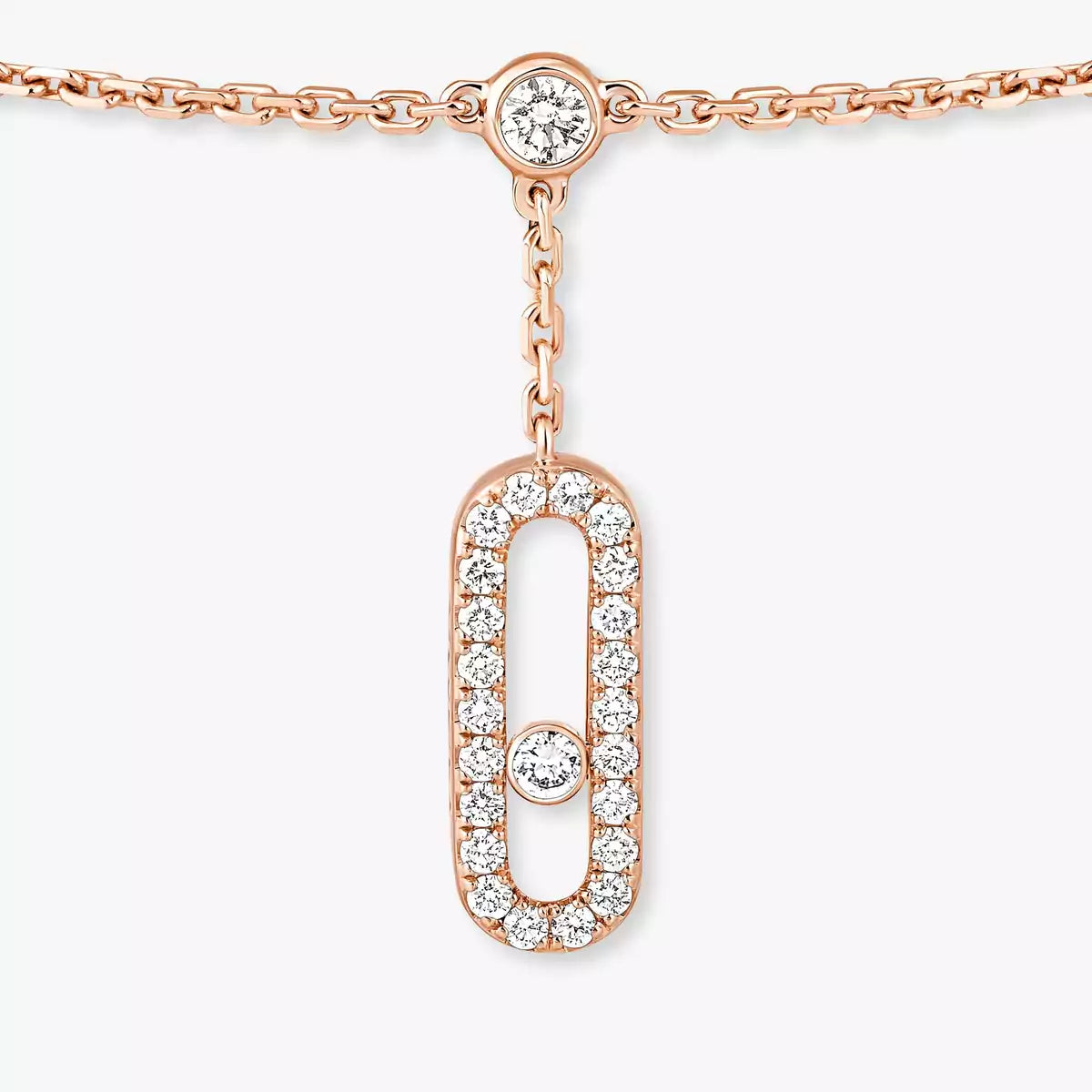 [Aura Jewels] Move Uno pavé ankle bracelet