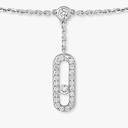 [Aura Jewels] Move Uno pavé ankle bracelet