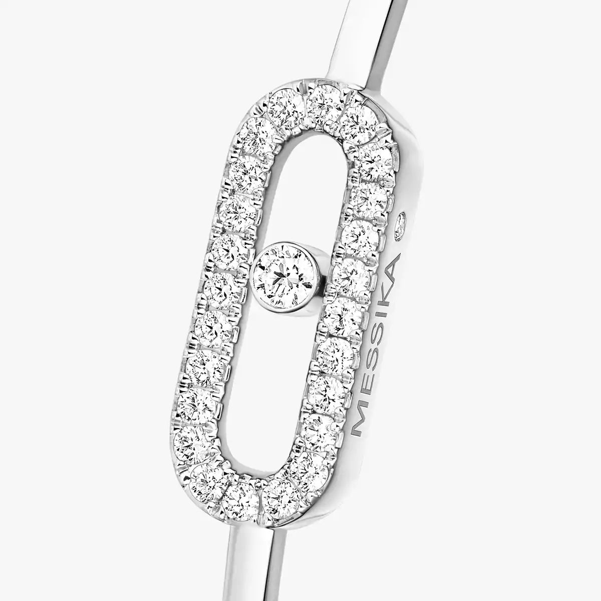 [Aura Jewels]Move Uno pavé flex bangle medium