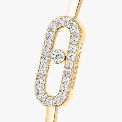 [Aura Jewels]Move Uno pavé flex bangle medium
