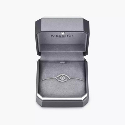 [Aura Jewels]Lucky Eye Pave-Set Diamond Bracelet