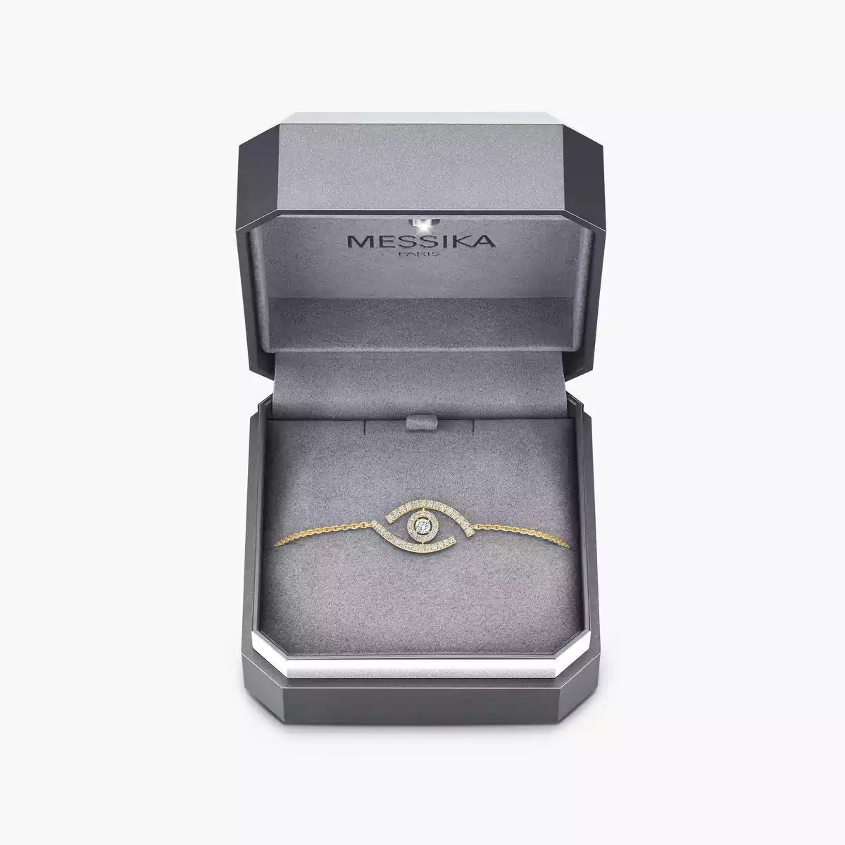[Aura Jewels]Lucky Eye Pave-Set Diamond Bracelet